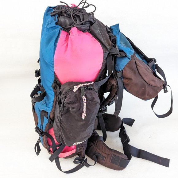 🌄 Lowe Alpine Sirocco  Internal Frame Blue Nylon Hiking Camping Backpack 🌄 - Picture 5 of 16